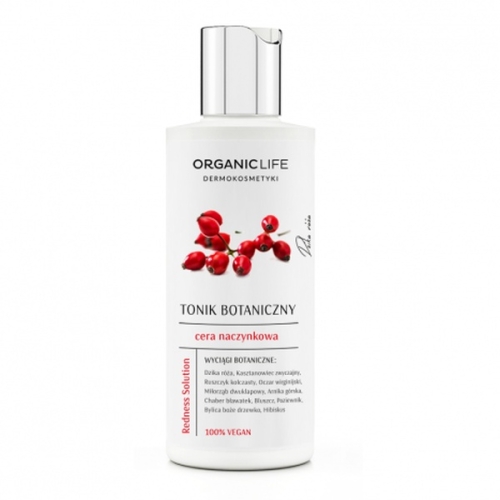 Organic Life Tonik botaniczny cera naczynkowa Redness Solution