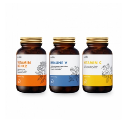 Organic Life Zestaw wzmacniający odporność suplement diety 90501