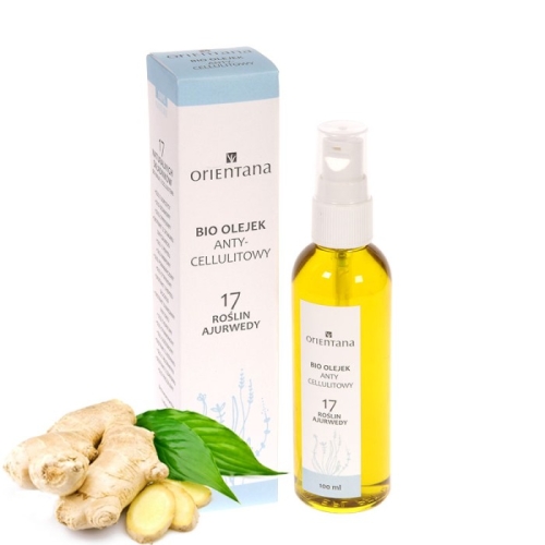 Orientana bio olejek antycellulitowy 17 roślin ajurwedy 100 ml