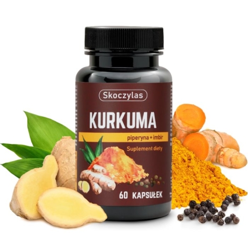 Purelab Marek Skoczylas Kurkuma piperyna imbir 60 kapsułek suplement diety